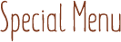 Special Menu